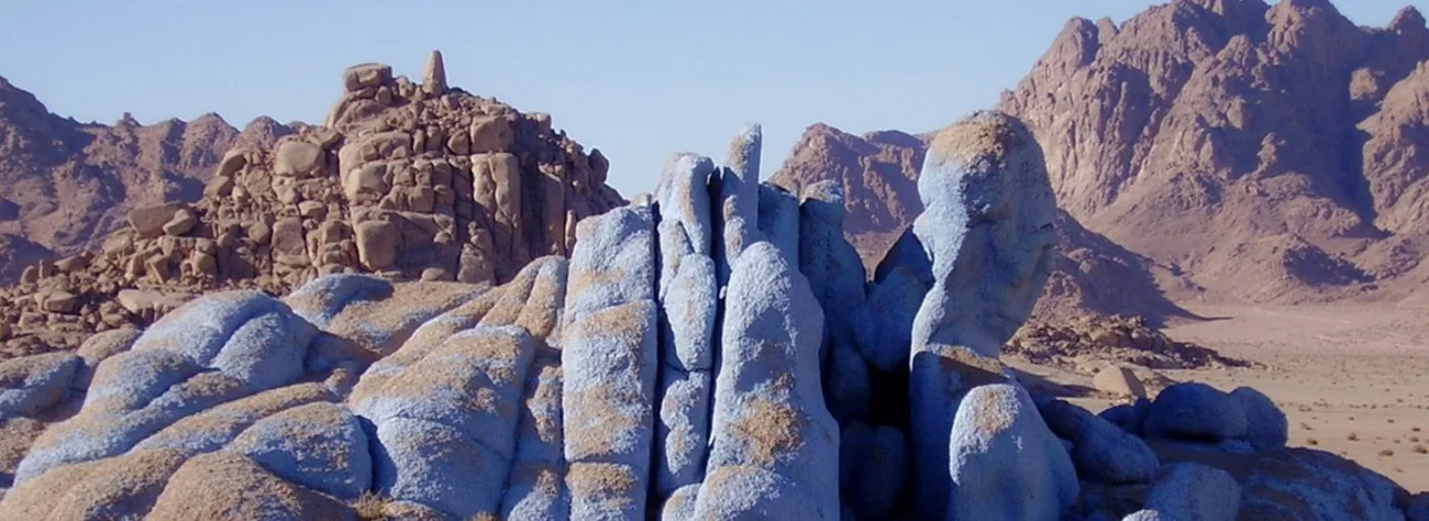 The Blue Desert Art Canvas of Egypt